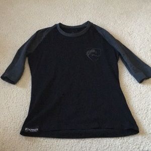 Alphalete athletics baseball tee womens